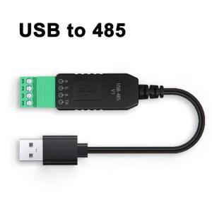 산업용 변환기 RS CH340 PLC 모듈 RS485 485 IO 포트 커넥터 직렬 통신 USB 1PCS TO