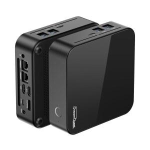 드림퀘스트 미니 PC 리눅스 사전 설치 인텔 N150(최대 3.6GHz) 데스크톱 컴퓨터 16GB DDR4 512GB SSD USB C DP HDMI 3.2 듀얼 LAN WiFi 블루투스 4K 60Hz 지원