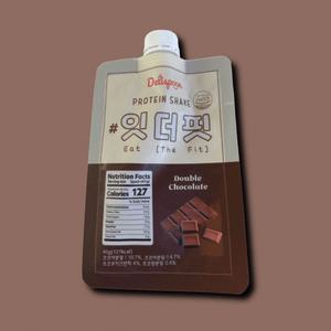 잇더핏 단백질 쉐이크 파우치 더블초코 40g 7개입