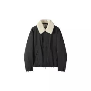 [커스텀멜로우](강남점) 그레이 퍼 카라 다운 블루종 CWUAW24812GYD