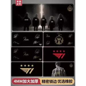 SKT T1 마우스 장패드 굿즈 LCK 선수 싸인 페이커 구마유시 케리아 제우스 오너 445185