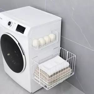 폴디온 접이식 자석 빨래바구니 다용도 냉장고 수납 바구니