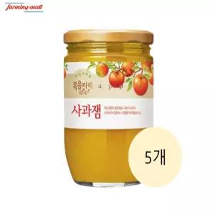 [보금푸드] 복음자리 사과잼 620g 5개