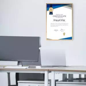 [보리보리/도토로]모던라인 평면 액자(A3) (골드) 포스터 탁상용액자