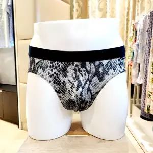 [대구백화점] [비너스]아웃밴드 뱀피무늬 남자 삼각팬티(VMP7257)