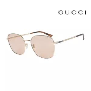 (국내당일출고)  명품 선글라스 GG0837SK 004 스퀘어 메탈 남자 여자