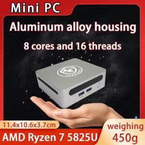 미니 PC Windows 11 Pro AMD Ryzen7 5825U 미니 컴퓨터 8/16/32GB DDR4 256/512GB/1TB PCIe M.2 SSD WiFi6