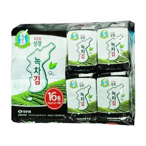 성경김 녹차 식탁김 4g x 16봉