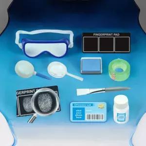 CSI 지문채취 실험키트 지문 분말법 과학수사 탐정놀이 감식 모양관찰 가루 과학교구
