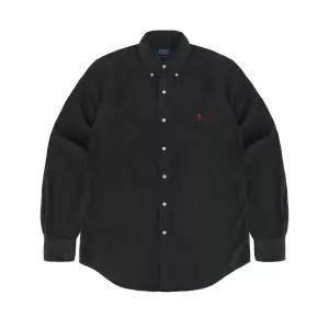 폴로 랄프로렌 클래식핏 가먼트다이 옥스포드 셔츠 블랙(PO-MS7)