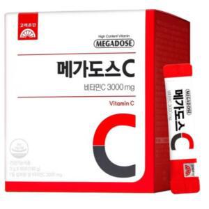 고려은단 메가도스C 3000 영국산 비타민C 60포