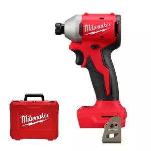 밀워키 M18 BLIDR-0C0 M18 콤팩트 브러쉬리스 임팩트 드라이버 케이스 포함 충전 임팩 전동드릴