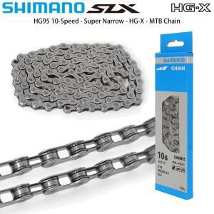 시마노 10 단 MTB 자전거 체인, 초좁은 HG-X 산악 S 사이클링 부품, 정품