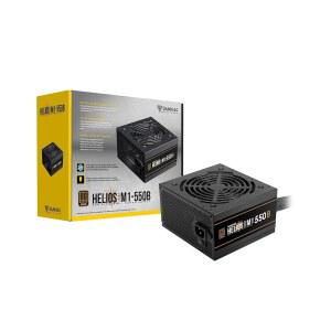 GAMDIAS 550W PC M1 12V 액티브 게이밍 공급 PSU ATX 80 PFC 플러스 장치 PC용 전원 헬리오스 550B 브론즈