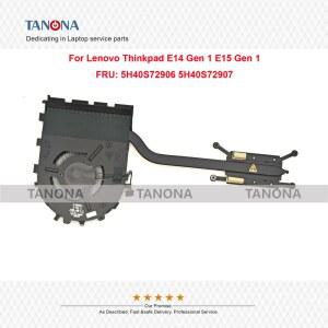 THINKPAD E14 GEN CPU 냉각 노트북 5H40S72907 E15 제품 팬용 5H40S72906 방열판