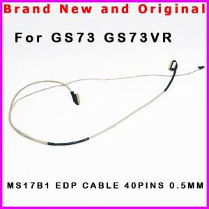 MSI GS73 GS73VR MS17B1 노트북 EDP K1N MS 디스플레이 화면 H39 케이블 LCD 5MM 40핀 3040060 17B1