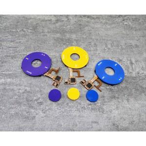 노란색 청이 보라색 색상 80GB 센터 비디오용 IPOD 버튼 5세대 30GB 교체 수리 60GB 클릭