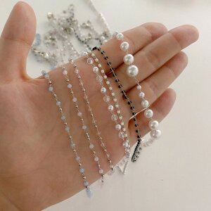 스트랩 주얼리 구슬 마스크 진주 마스크줄 목걸이 [비즈 6종] 컬렉션