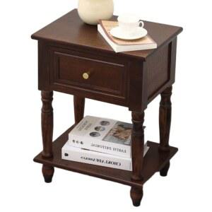 앤틱 원목서랍장 침대협탁 엔틱 사이드 3단 침실옆 엔틱협탁 콘솔 앤틱가구 수납