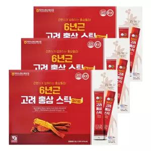 더존건강 6년근 고려 홍삼 스틱 26포 젤리형 X 3개
