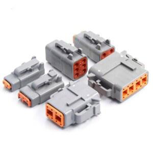 DTM 방수 커넥터 2P/3P/4P/6P/8P/12P FEMALE 플러그 소켓 자동차 자동차용