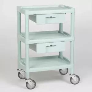 [열린세상] 다용도 병원 드레싱 3단 서랍 2칸 이동카트 Y-101K