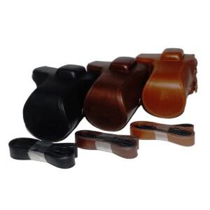 어깨끈 삼성 NX300 빈티지 PU 가죽 카메라 케이스 가방 커버