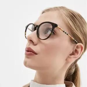 안경테 BE2318 3854 명품 다크 하바나 원형 뿔테 데일리 패션 CHALCOT