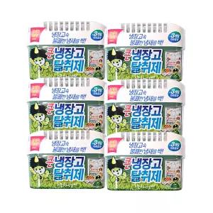 산도깨비 큰 냉장고 탈취제 녹차성분 냉장고 냄새제거 420g x6개