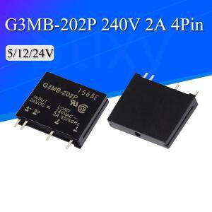 무접점 릴레이 (SSR)1Pcs 5V 12V 24V DC-AC 솔리드 스테이트 릴레이 모듈 G3MB-202P G3MB 202P PCB SIP SSR