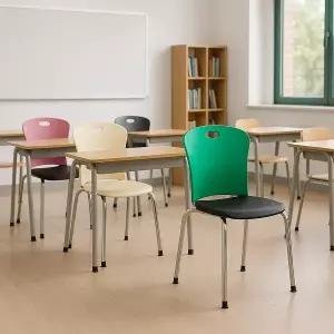 [텐스페이스]사무용 식탁 카페 업소용 의자 (무료배송) SR5103