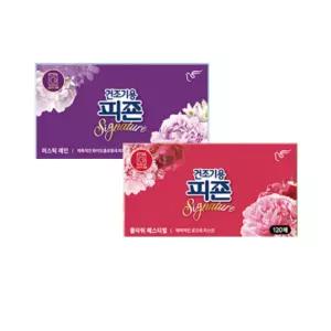 건조기용피죤 드라이시트 120매 2개 (미스틱+플라워)