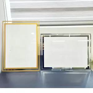 고급형 A4 가로 세로 형 크리스탈 유리 탁상 벽걸이 상장 스탠드 액자 대량