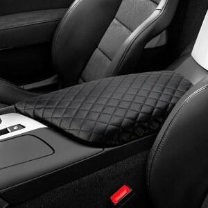 [미국배송] 2014-2019 콜벳 C7과 호환되는 조이투투스 센터 콘솔 커버 자동차용 암레스트 뚜껑 가죽 내구성이 뛰어난 미들 블랙