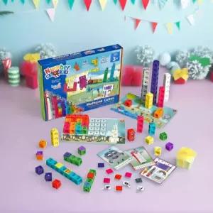 가베 넘버블럭스 1-10 수세기 숫자 교구장난감 큐브 매쓰링크 블럭 유치원 (한글판)