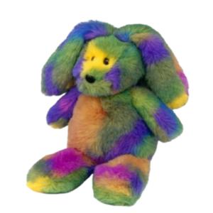 테이스티드 레트로 토끼 인형 레인보우 키링 선물 S