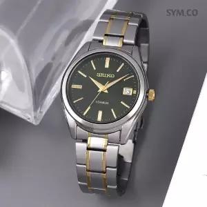 [세이코] SUR377P1 사파이어 클래식 정장 그린 콤비 티타늄 남자 메탈 손목시계 c