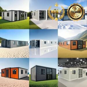 슈레더 모듈형 주택 조립식 컨테이너 하우스 40피트 3베드룸 확장형 욕실 단열 스틸 프레임