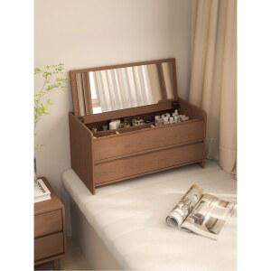 원목 미니 테이블 거울 엔틱 스탠드 레드 데스크탑 바버샵 탁상형 0 5m 틈새 다양한