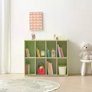 도담 E0키즈 주니어 800 2단 낮은 교구장 수납책장 DO5108R (착불)