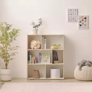 도담 E0키즈 주니어 800 3단 책장 장난감 정리장 교구장 DO5113R (착불)