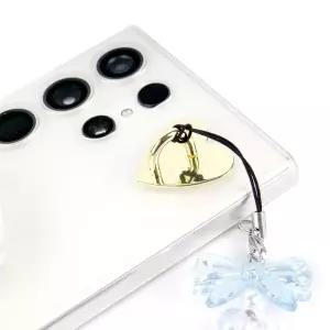 겔타입 단단한고정 핸드폰키링재료 폰꾸 핸드폰부착고리 하트 골드 (WFJ0XRH)