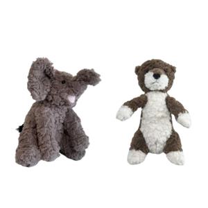 테이스티드 코끼리인형 + 뽀글이수달 레인보우 애착 M