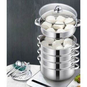 업소용 만두 떡찜기 찜기 식당용 3단 찜솥 4단 생선 특대형 5단 찜통