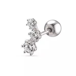 [도로시] 14k 크레센도 랩 다이아몬드 피어싱(1개)