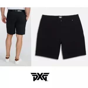 [PXG] 남성골프웨어 검정색 골프 쇼츠 반바지 MS25ABS0-17BK
