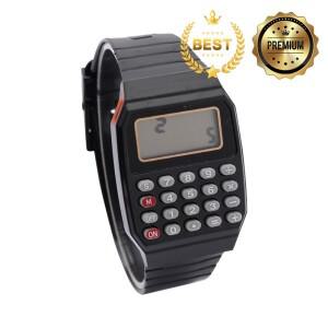 어린이 전자 계산기 실리콘 날짜 다목적 키패드 손목 시계 Au13 19 Droship