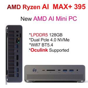 SZBOX FEVM FAEX9 1TB 395 미니 PC LPDDR5 BT5 128GB 7000MB 사전 RYZEN AI 윈도우 WIFI7 데스크탑 예약 OCULINK MAX 11