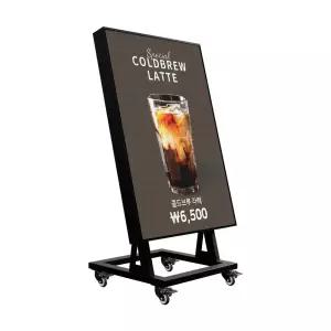 실외형 LED전광판 스탠드 광고용 이동식 LED 카멜 OCLS2.526VB