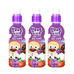 브레드이발소 포도사과 235ml/ 10개